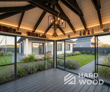 Уличная беседка деревянная №100 - фото 2293