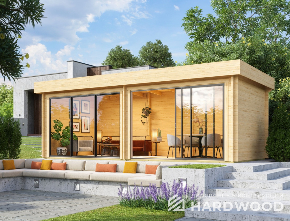 Беседка летняя стеклянная №57 - фото 1692