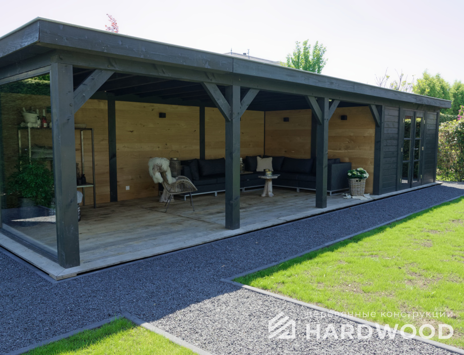 Беседка барбекюшница премиум класса №39 - фото 1606