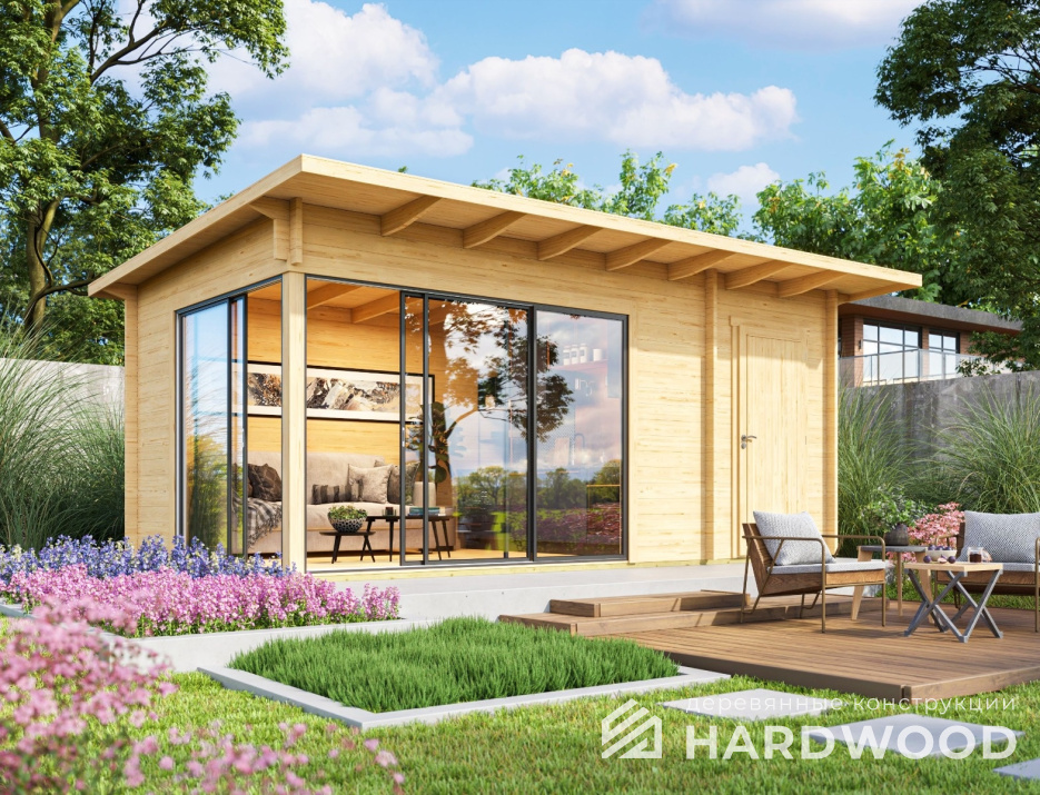 Беседка летняя стеклянная №57 - фото 1694