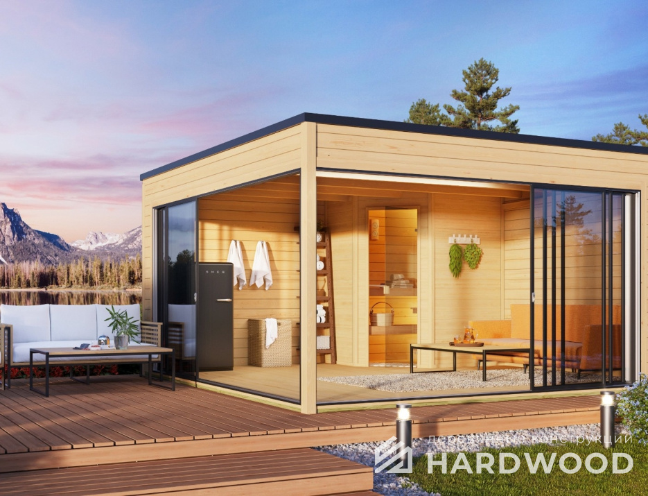 Беседка летняя стеклянная №57 - фото 1693